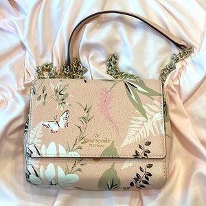🆕 Kate Spade Briar Lane Botanical Mini Emelyn 👛
